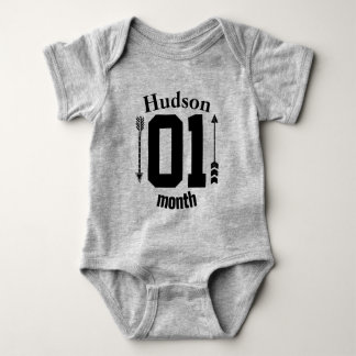 Body Para Bebé Un mes arresta a niño bebé personalizado