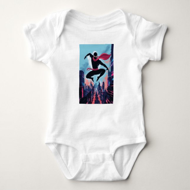 Body Para Bebé Un ninja enmascarado (Anverso)