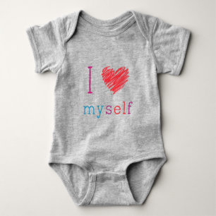 Body Para Bebé Un niño dice "Yo mismo corazón"