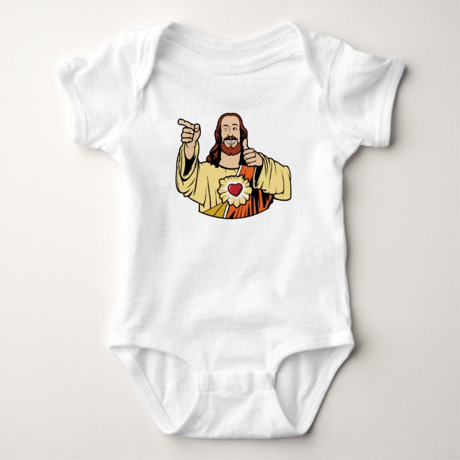 Body Para Bebé Un pedazo de niño Jesús Buda (Anverso)