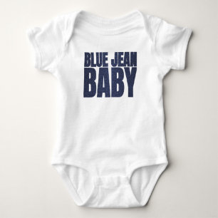 Body Para Bebé Un pequeño bebé de mezclilla azul