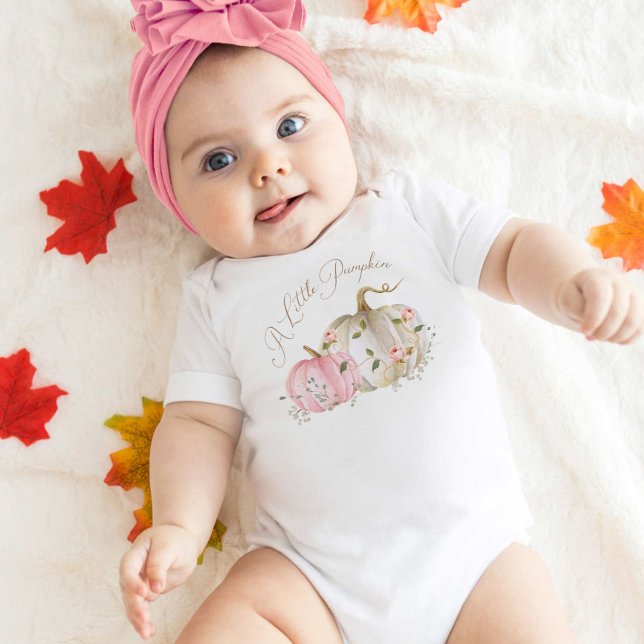 Body Para Bebé Un pequeño Chica de calabaza (Subido por el creador)