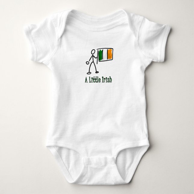 Body Para Bebé Un pequeño irlandés (Anverso)