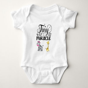 Body Para Bebé Un pequeño milagro citó a un bebé jirafa traje de