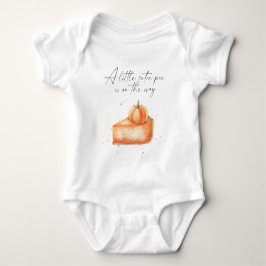 Body Para Bebé "Un pequeño pastelito está en camino" baby shower