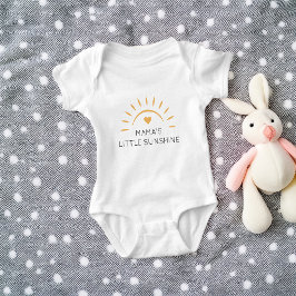 Body Para Bebé Un pequeño sol lindo personalizado