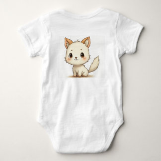 Body Para Bebé un perro lindo y ropa de bebé