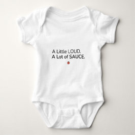 Body Para Bebé Un Poco Fuerte. Mucha Salsa. Bodysuit de Bebé