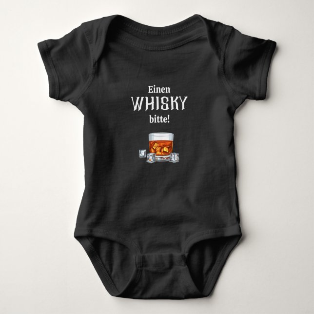 Body Para Bebé Un Whisky| Whisky por favor (Anverso)