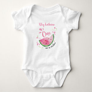 Body Para Bebé Una camiseta con ropa de primer cumpleaños de Melo