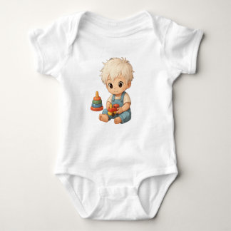 Body Para Bebé Una camiseta pequeña con ilustraciones divertidos 