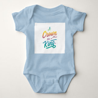 Body Para Bebé Una corona para un rey