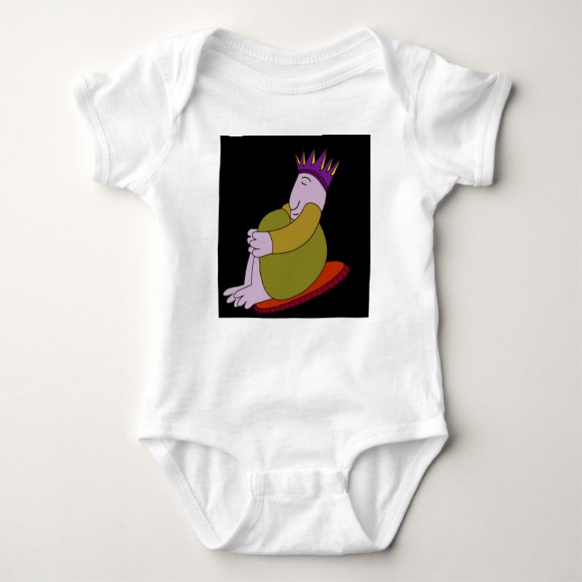 Body Para Bebé Una figura de rey (Anverso)