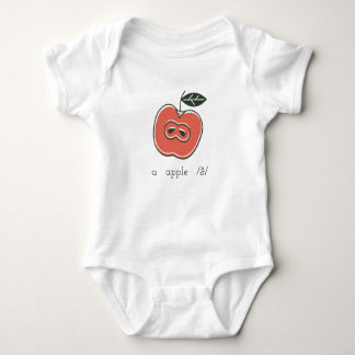 Body Para Bebé una manzana/ă/baby bodysuit