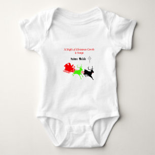 Body Para Bebé Una noche de Navidades villancicos y canciones Hak