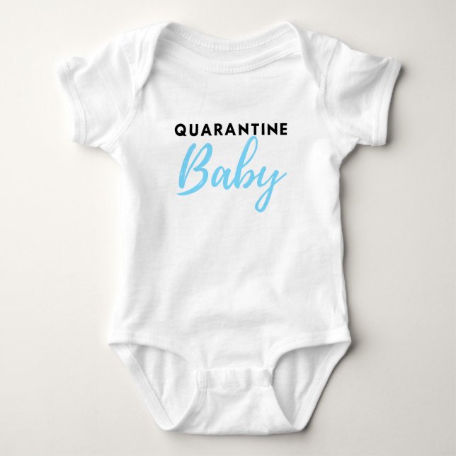 Body Para Bebé Una pieza de "Bebé cuarentena" (Anverso)