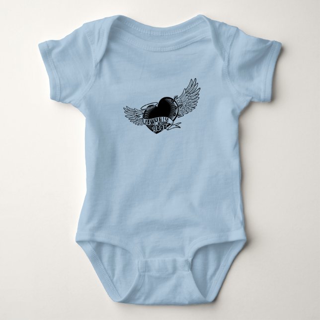 Body Para Bebé Una pieza muy buena para el bebé - Azul (Anverso)