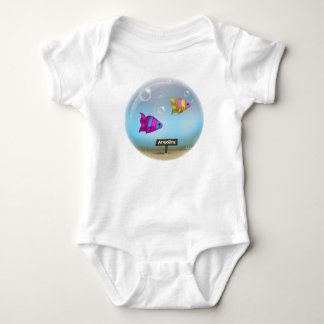 Body Para Bebé Under the Sea - Diseño de bolas de pescado - Nena 
