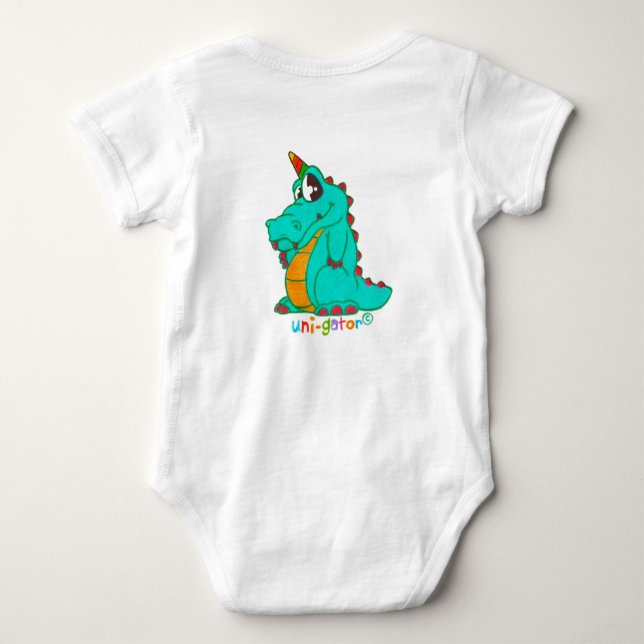 Body Para Bebé Uni-Gator One Piece (Reverso)