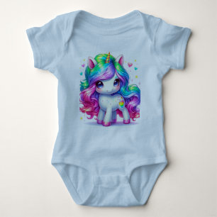 BODY PARA BEBÉ UNICORN