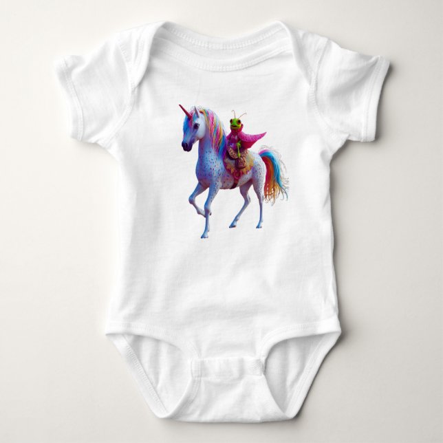 Body Para Bebé Unicorn Critter  (Anverso)