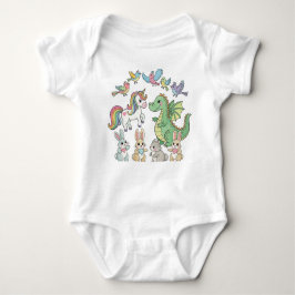Body Para Bebé Unicorn Dragon Baby Animal Bodysuit