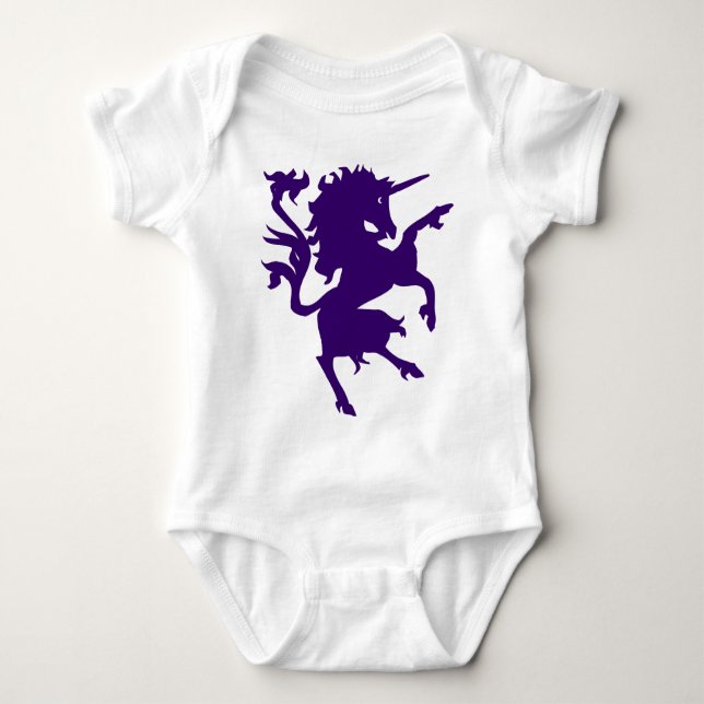 Body Para Bebé Unicorn Rampant (Anverso)