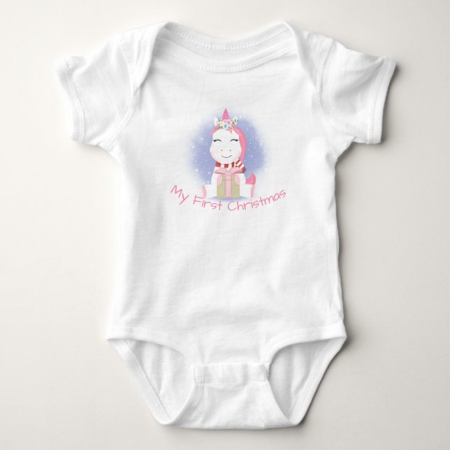 Body Para Bebé Unicornio (Anverso)
