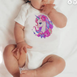 Body Para Bebé unicornio