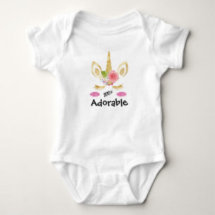 Body Para Bebé Unicornio Adorable