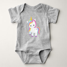 Body Para Bebé Unicornio arcoiris, estrella, unicornio lindo, uni