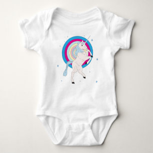 Body Para Bebé Unicornio azul