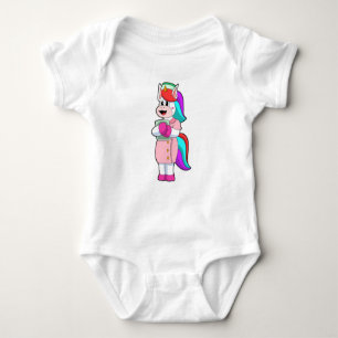 Body Para Bebé Unicornio como enfermera