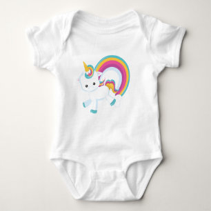Body Para Bebé Unicornio con arcoiris