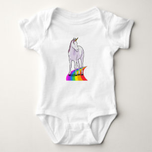 Body Para Bebé Unicornio con arcoiris
