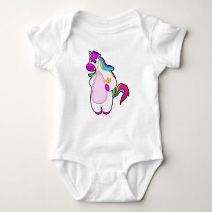 Body Para Bebé Unicornio con estrella