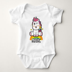 Body Para Bebé Unicornio con magia