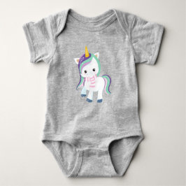 Body Para Bebé Unicornio de invierno, unicornio de cuta, unicorni