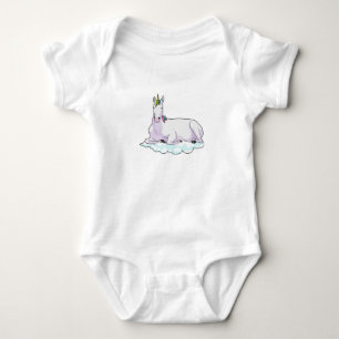 Body Para Bebé Unicornio en la nube