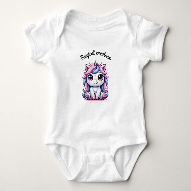 Body Para Bebé Unicornio mágico (Anverso)