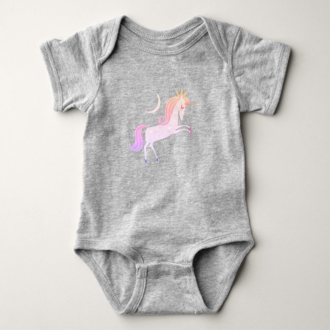 Body Para Bebé unicornio mágico (Anverso)