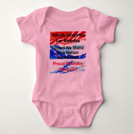 Body Para Bebé Unidos simplemente incentivado, somos una nación