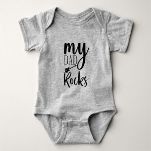 Body Para Bebé unisex mi papá es arte de palabras