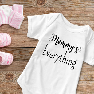 Body Para Bebé Unisex, Personalizado de texto negro personalizado