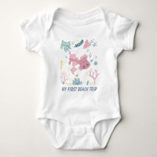 Body Para Bebé unisex primer viaje a la playa Baby Bodysuit