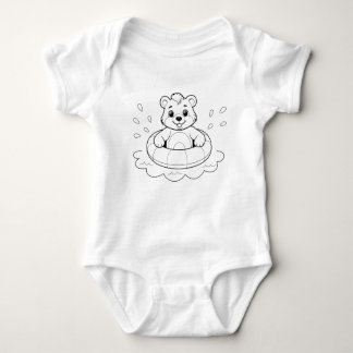 Body Para Bebé unisex summer bear baby bodysuit