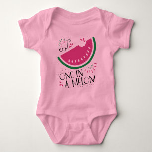 Body Para Bebé Uno en un melón - mono de la sandía