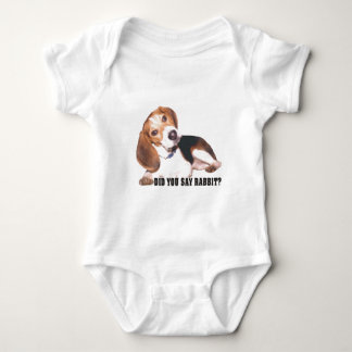 Body Para Bebé ¿Usted dijo el conejo? Beagle