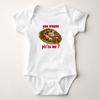 Body Para Bebé "usted me quiere al piz'za?" camiseta chistosa de