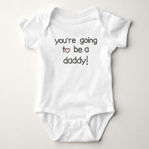 Body Para Bebé ¡Usted va a ser un papá! Invitación del embaraz